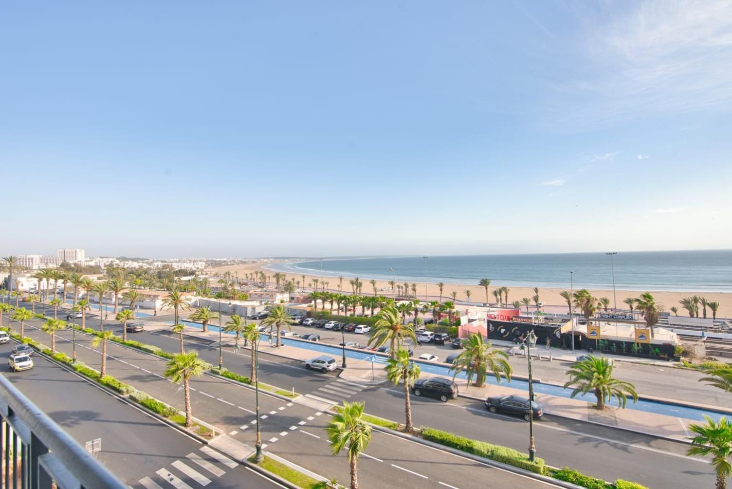Luxury Seafront Apartment 101Sqm With Wi-Fi And Parking Agadir Zewnętrze zdjęcie